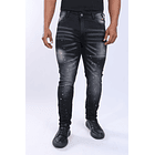 Jean confort gris con moda para hombre 4