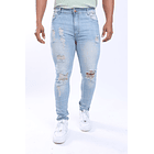 Men's Comfort Jean - Light tone with wear 4