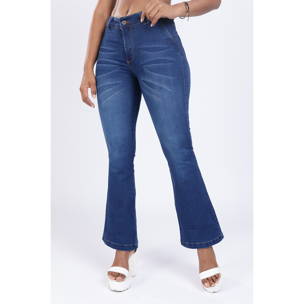 Women's Bell Bottom Jean Medium Denim