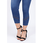 Jeans Capri Para Dama- Denim Medio 5