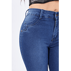 Jeans Capri Para Dama- Denim Medio 4