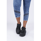 Jean Capri Para Dama- Denim Frosteado 5