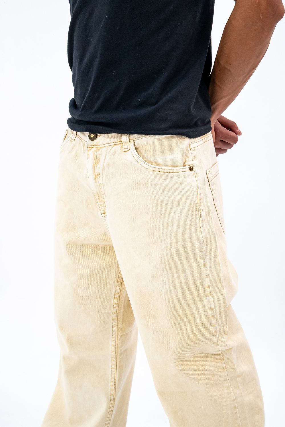 Oversize para hombre tono beige frosteado 4