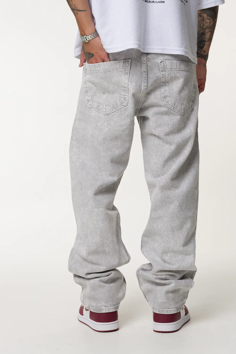 OVER CLASIC HOMBRE TONO GRIS CLARO 2