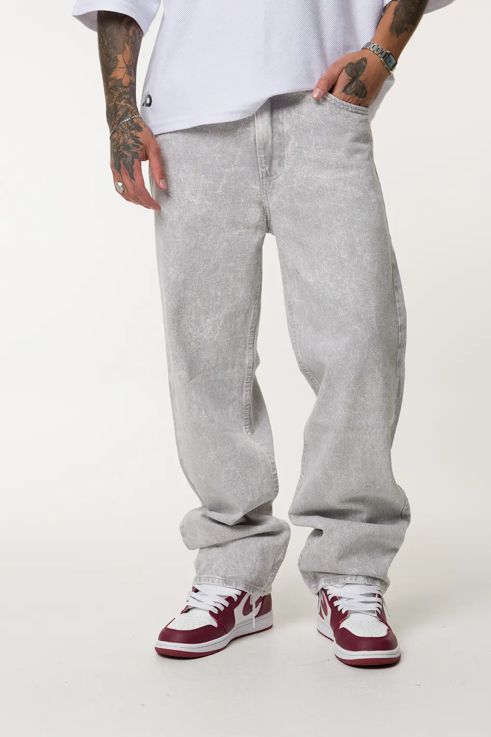 OVER CLASIC HOMBRE TONO GRIS CLARO 3