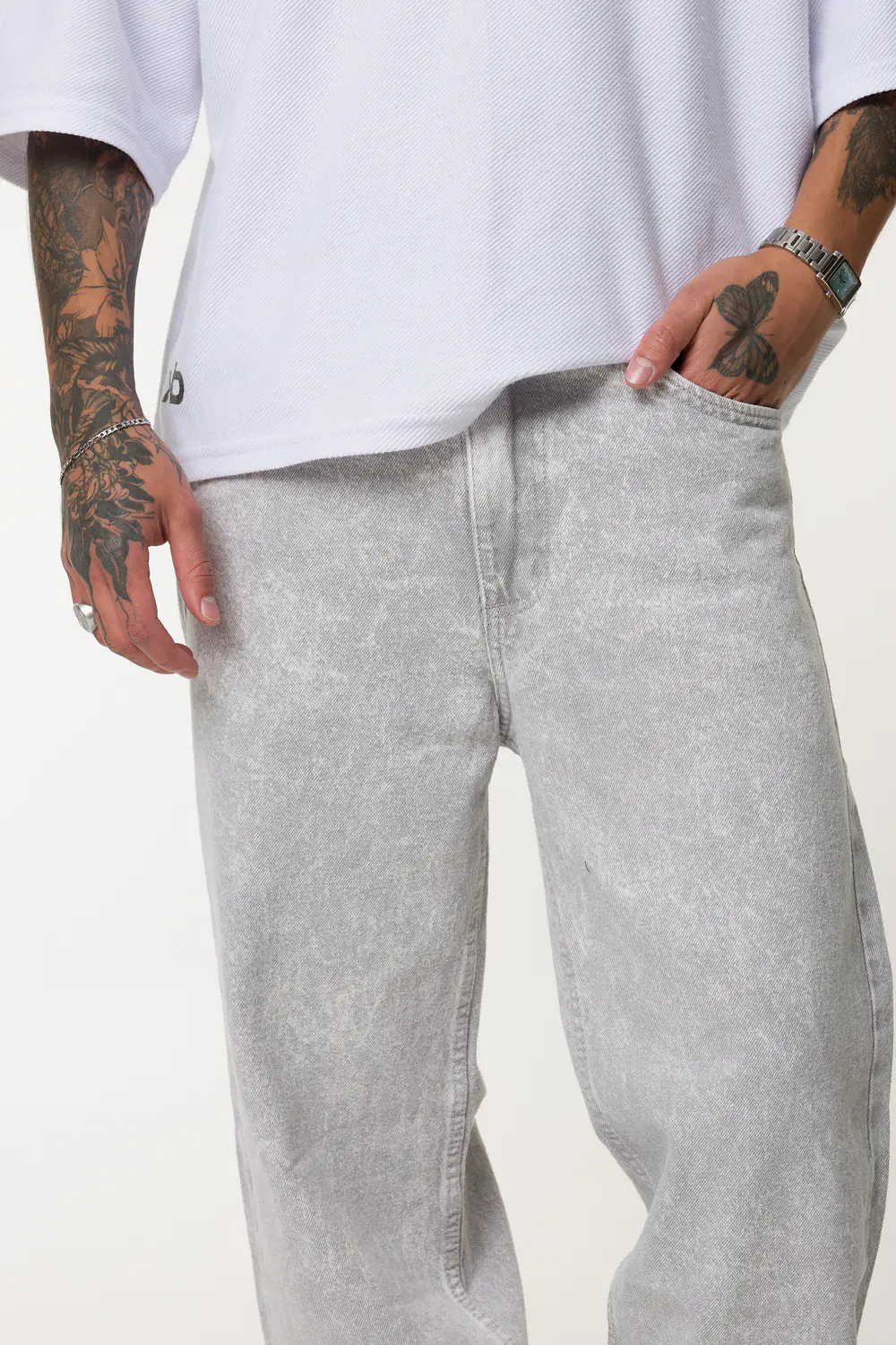 OVER CLASIC HOMBRE TONO GRIS CLARO 4