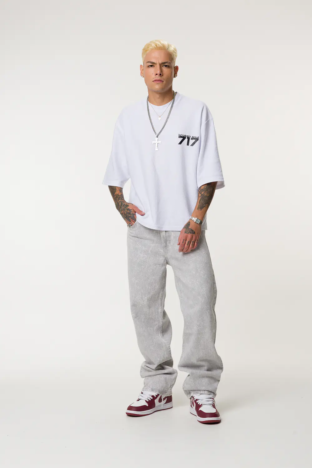 OVER CLASIC HOMBRE TONO GRIS CLARO 1