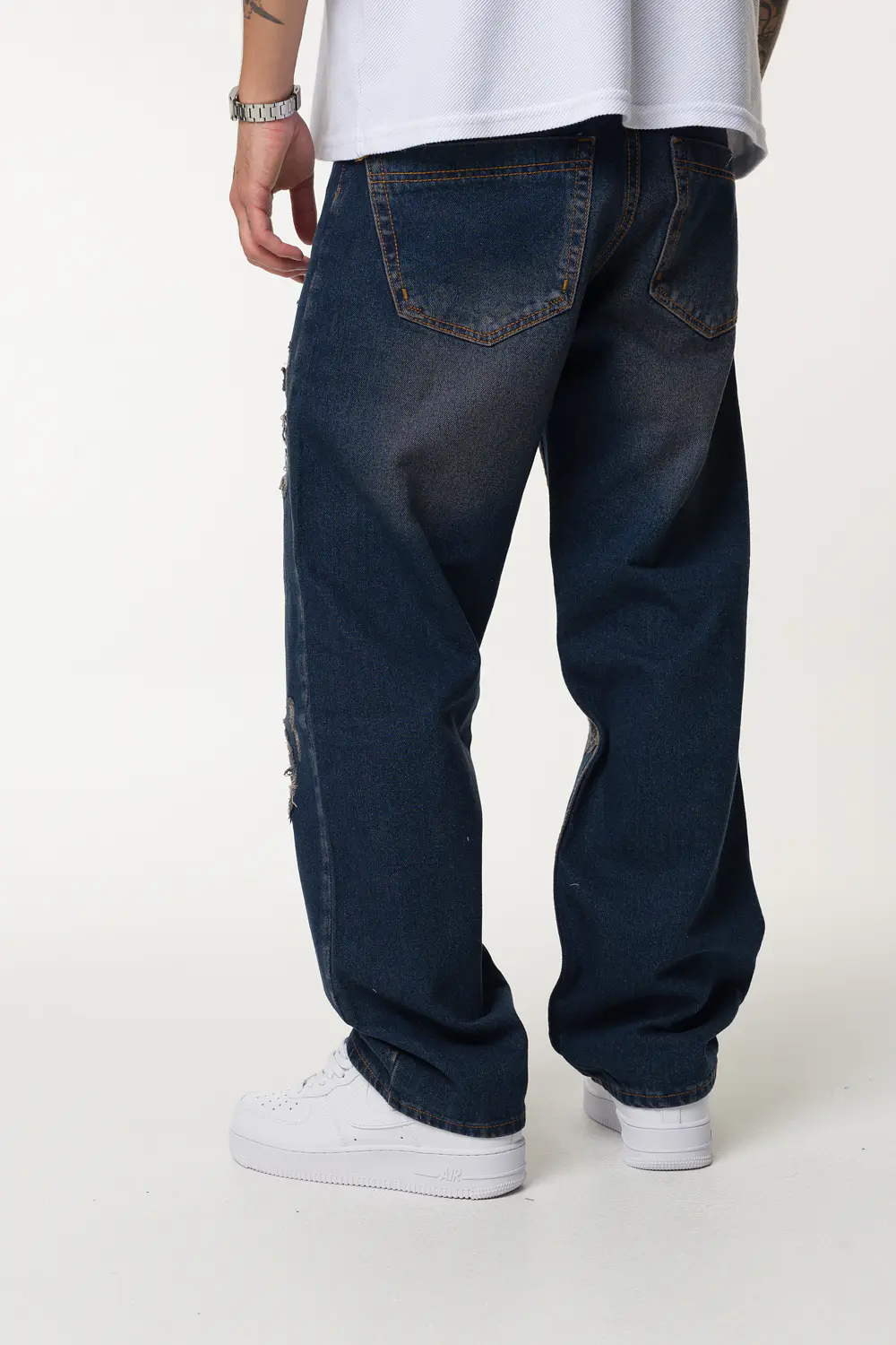 1010 OVER MODA ROTO HOMBRE TONO PARDO 5