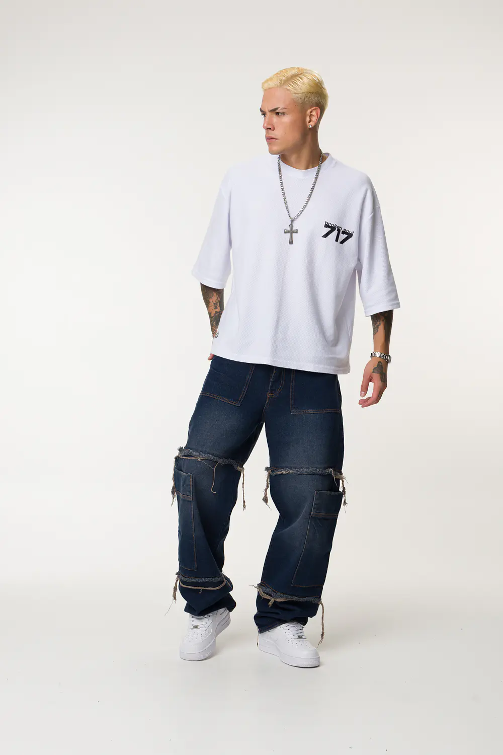 1005 OVER SHOTER HOMBRE TONO PARDO 1