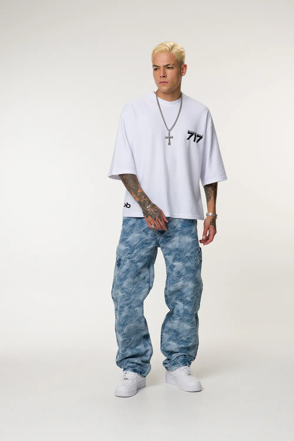 1032 OVER JACQUARD HOMBRE TONO MEDIO CLARO 1