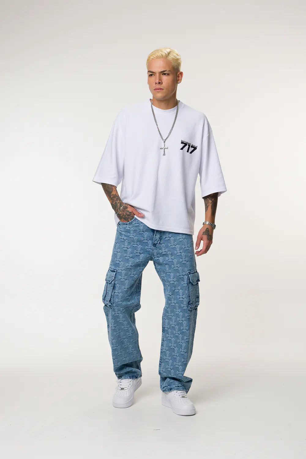 1029 OVER JACQUARD HOMBRE TONO MEDIO CLARO 1