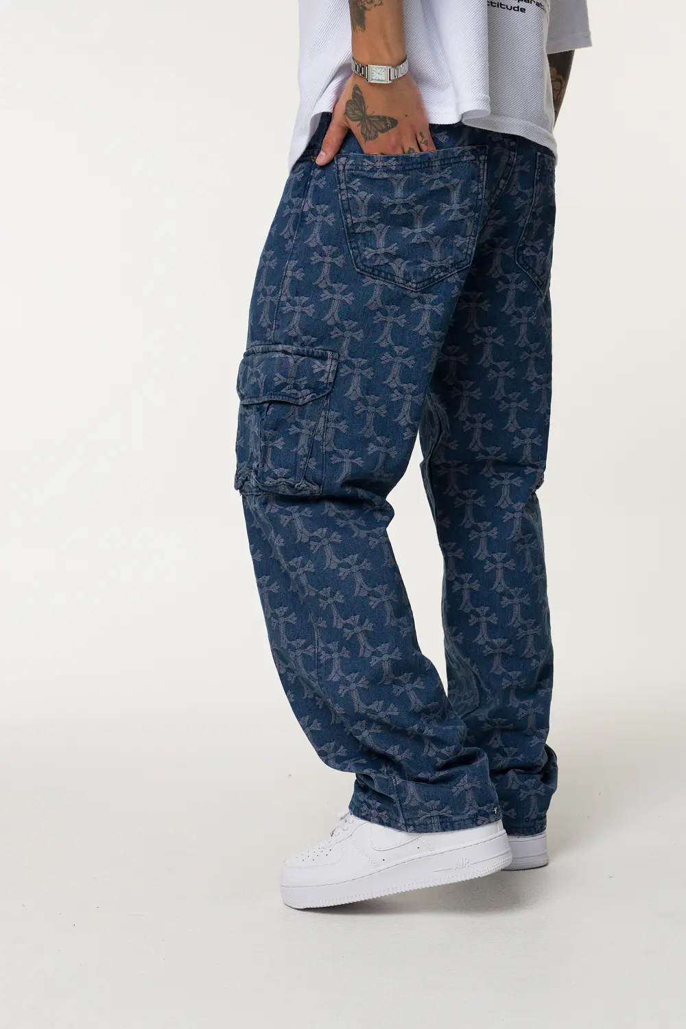 1022 OVER JACQUARD HOMBRE TONO PARDO 4