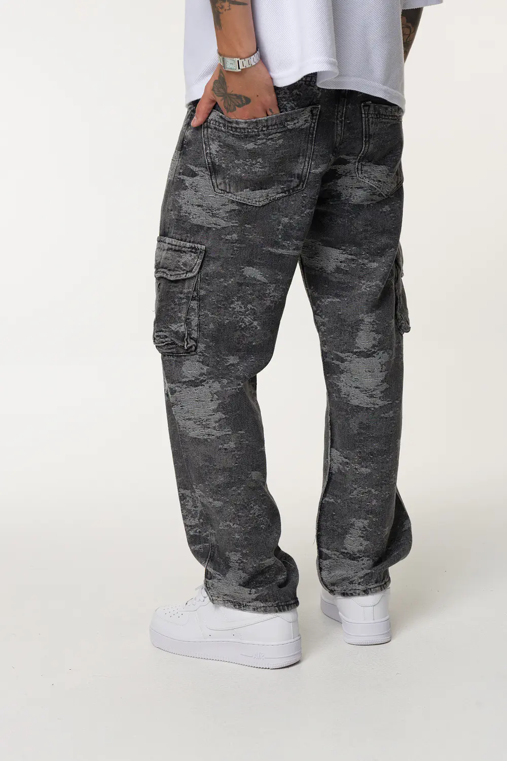 1023 OVER JACQUARD HOMBRE TONO GRIS 5