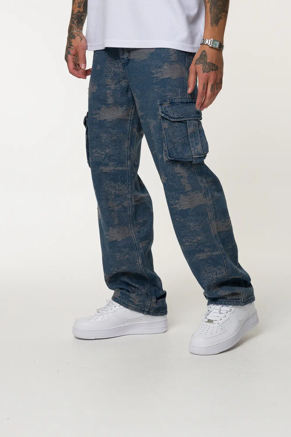 1030 OVER JACQUARD HOMBRE TONO PARDO 2