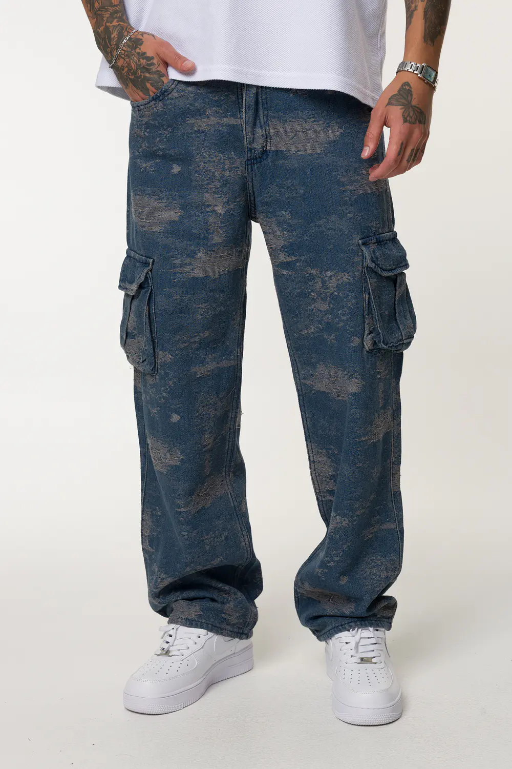 1030 OVER JACQUARD HOMBRE TONO PARDO 5