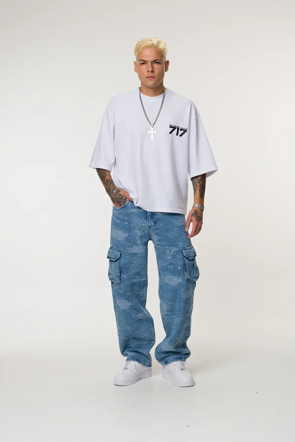 1031 OVER JACQUARD HOMBRE TONO MEDIO CLARO 1