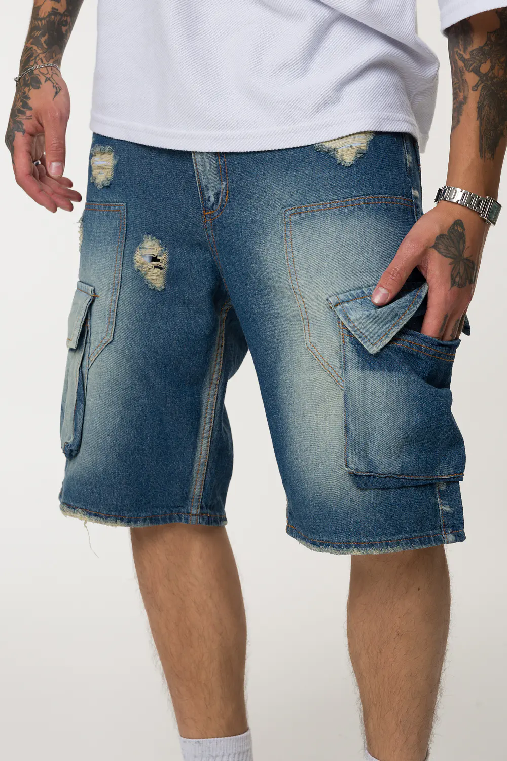 1024 BERMUDA OVER CARGO HOMBRE TONO DIRTY