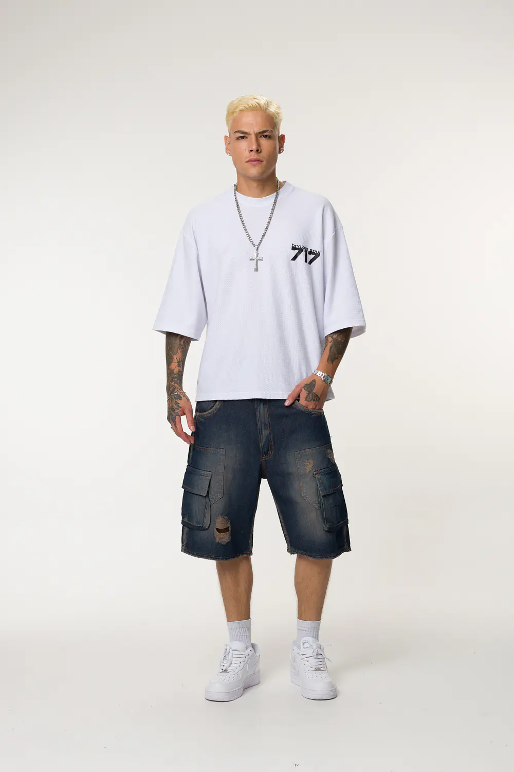 BERMUDA OVER CARGO HOMBRE TONO PARDO 8