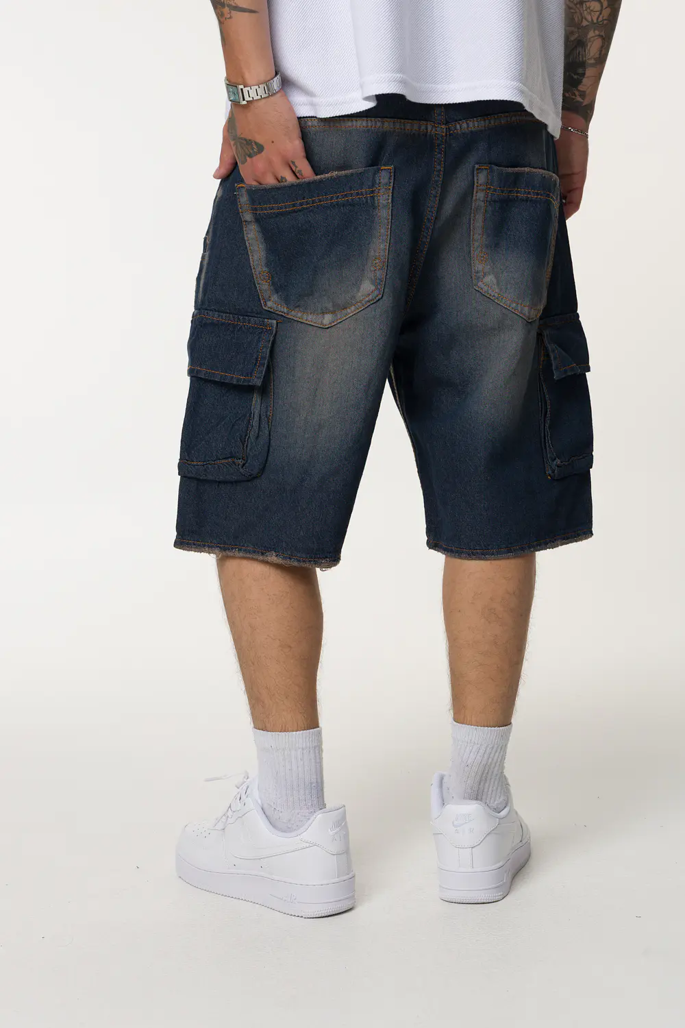 BERMUDA OVER CARGO HOMBRE TONO PARDO 3