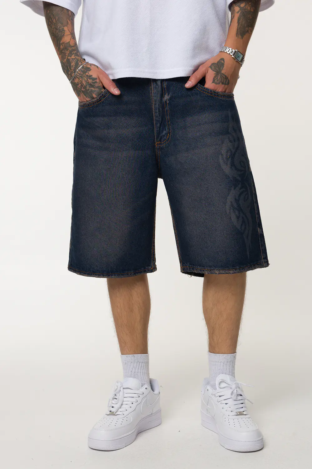 BERMUDA OVER LASER HOMBRE TONO PARDO 4