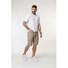 074 BERMUDA CARGO DRIL TONO BEIGE 5