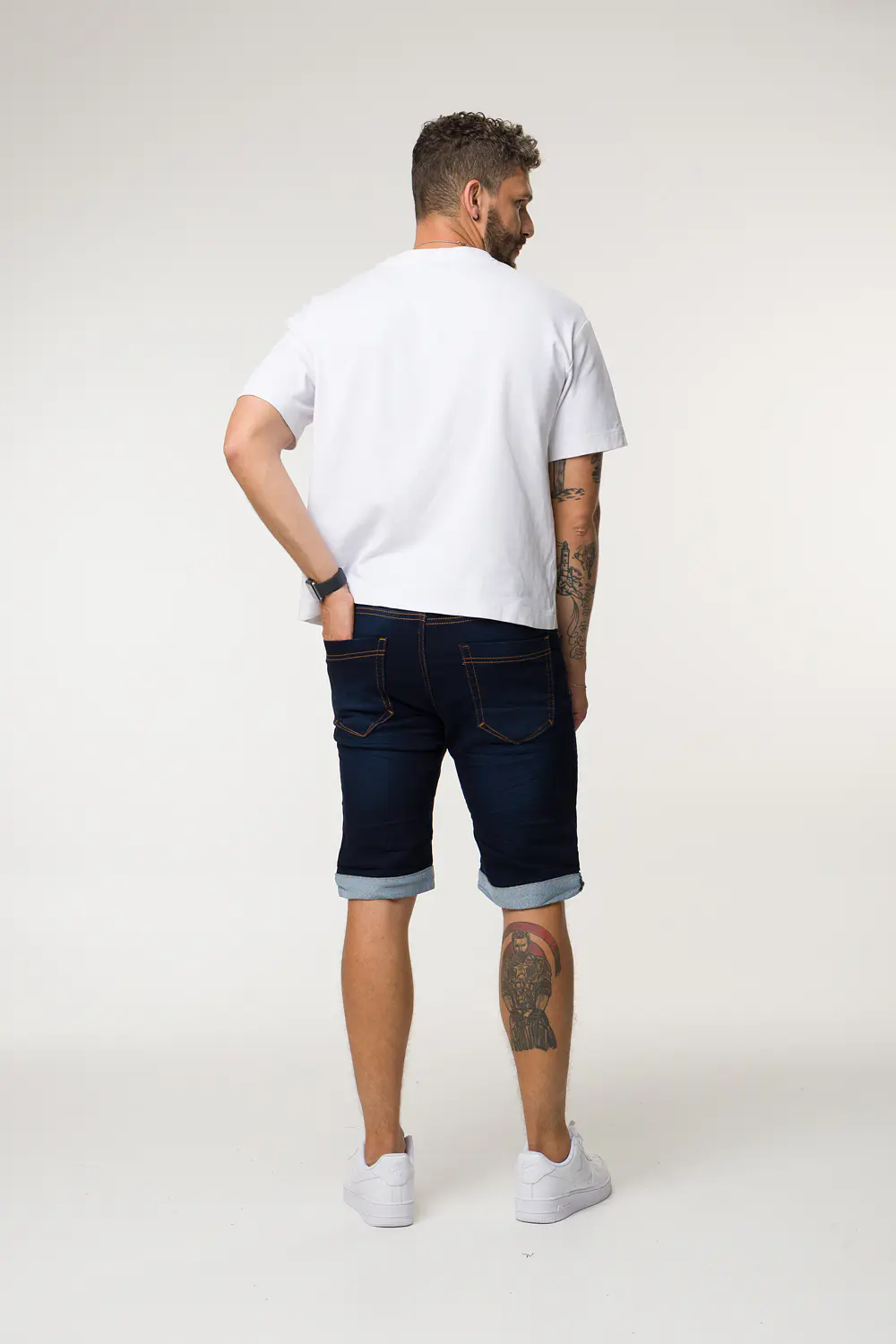 BERMUDA JOGGER TONO PARDO 3