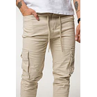CARGO DRIL TONO BEIGE 2