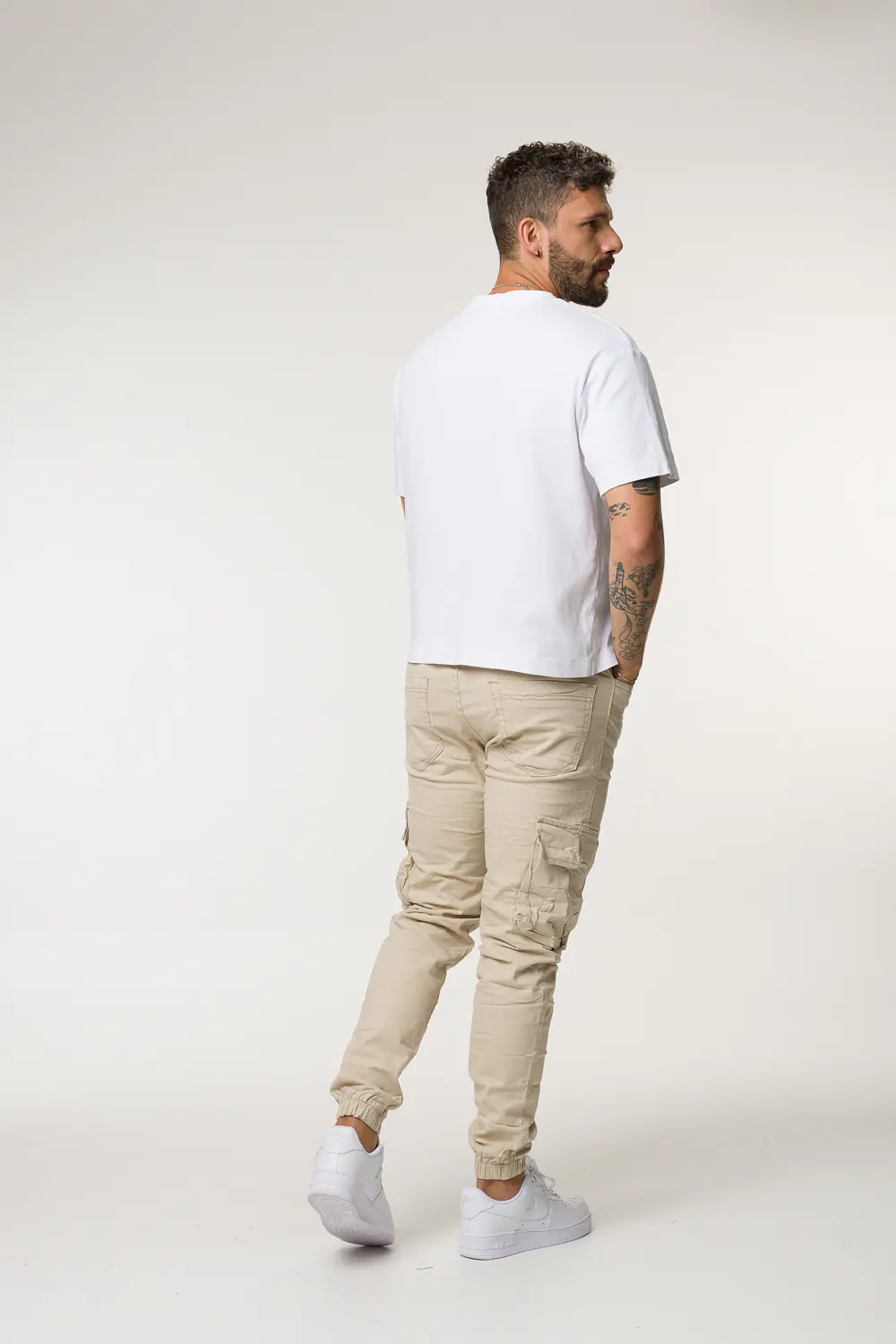 CARGO DRIL TONO BEIGE 4