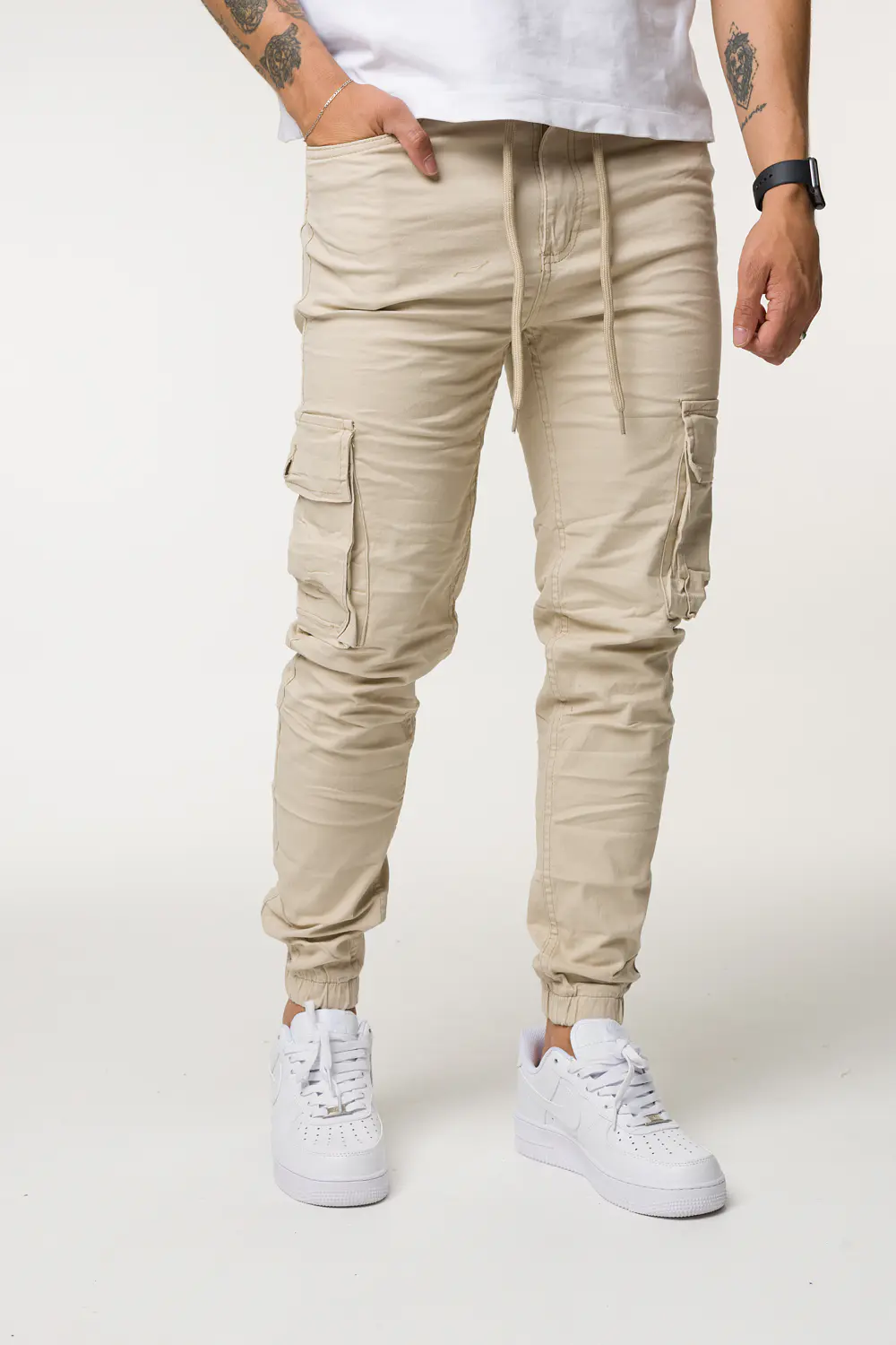 CARGO DRIL TONO BEIGE 6