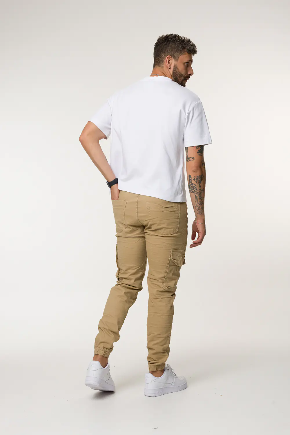 CARGO DRIL TONO CAQUI 3