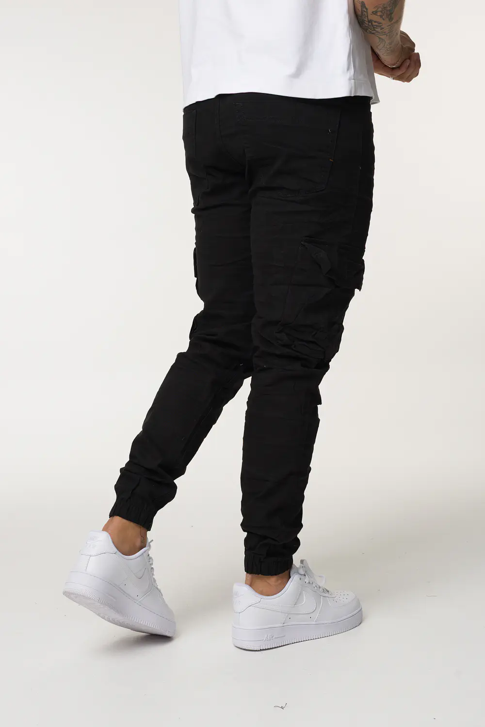 CARGO DRIL TONO NEGRO