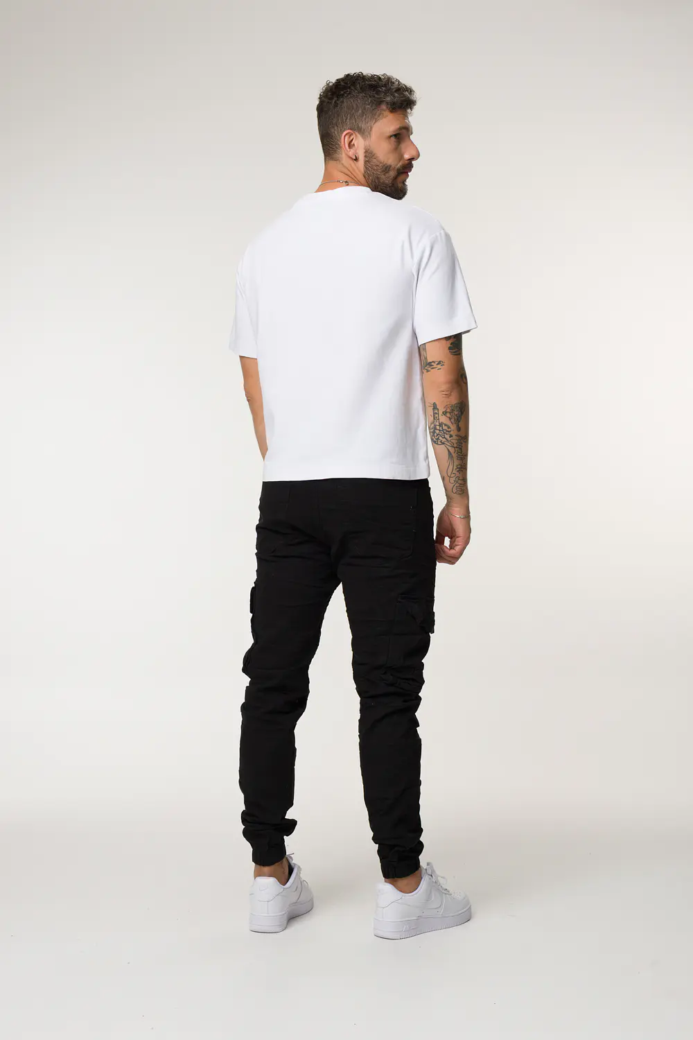 CARGO DRIL TONO NEGRO 3