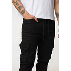 CARGO DRIL TONO NEGRO 7