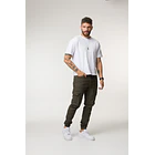 CARGO DRIL TONO VERDE 1
