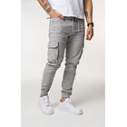 CARGO DRIL TONO GRIS CLARO 2