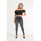 PRETINA ANCHA CON BOLSILLO TONO GRIS 1