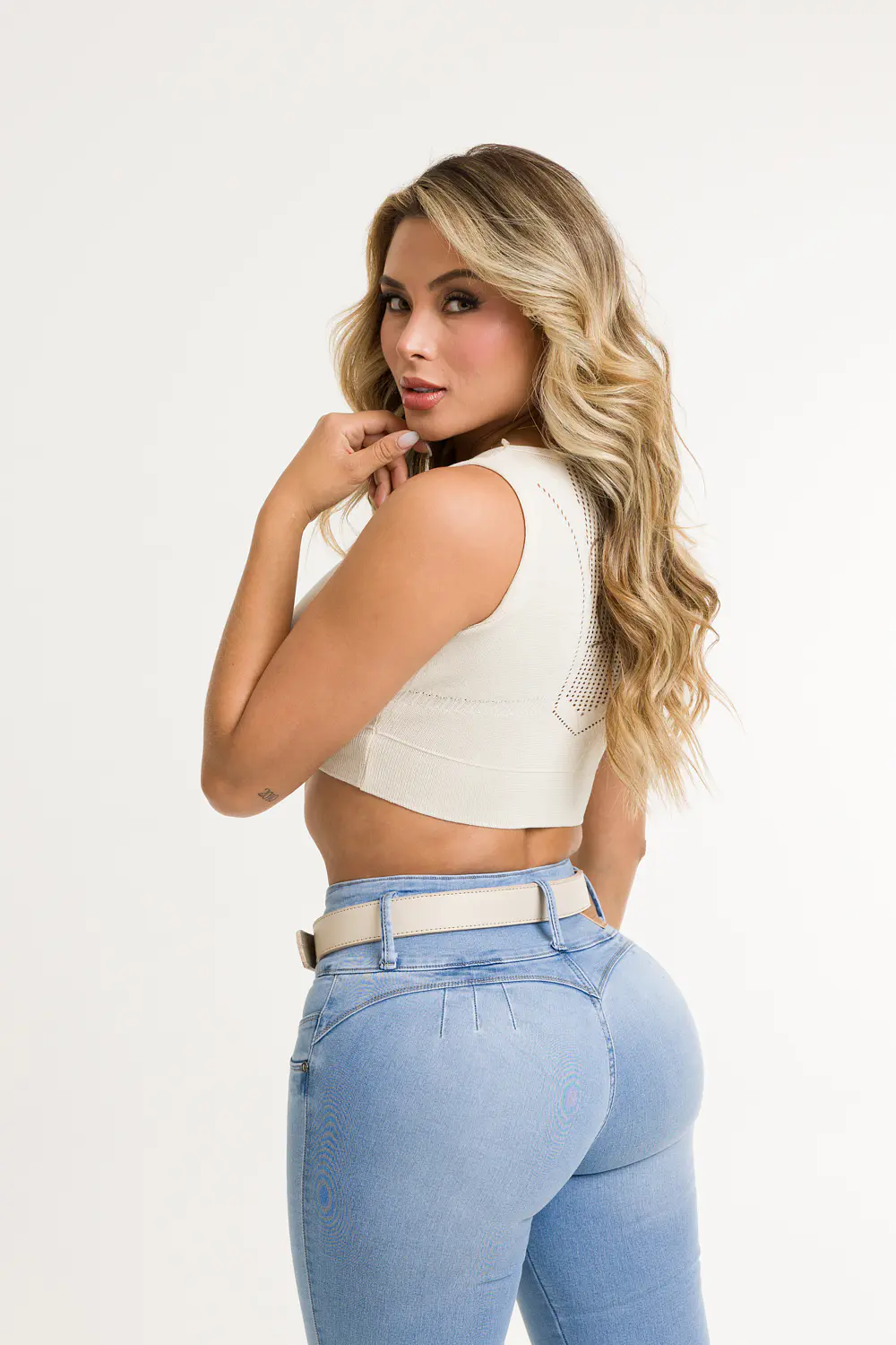 PRETINA ANCHA SIN BOLSILLO TONO CLARO 5