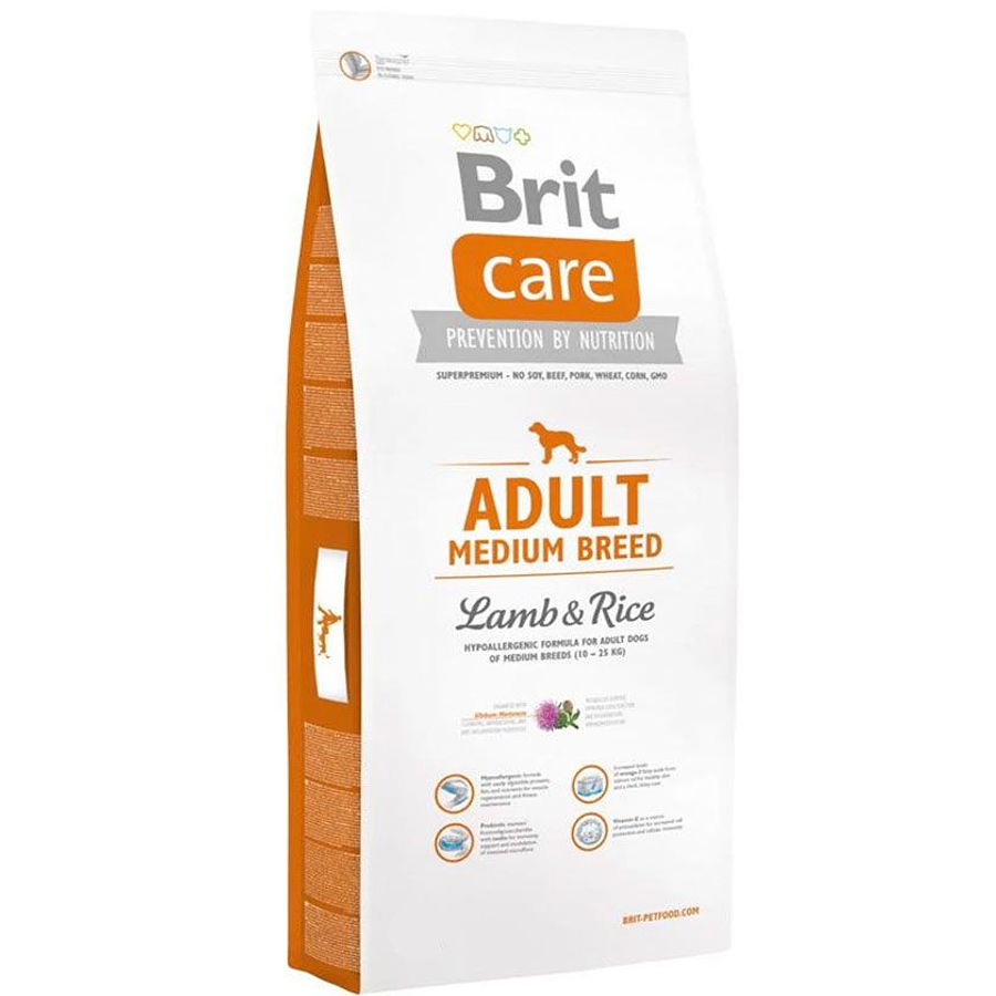 Brit care adult medium breed Lamb & Rice 12 kilos 