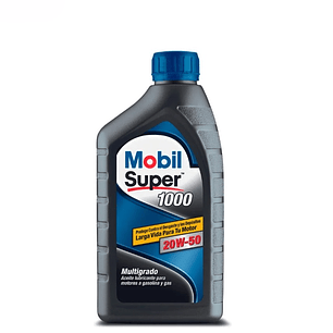 ACEITE MOBIL SUPER 20W50 1/4