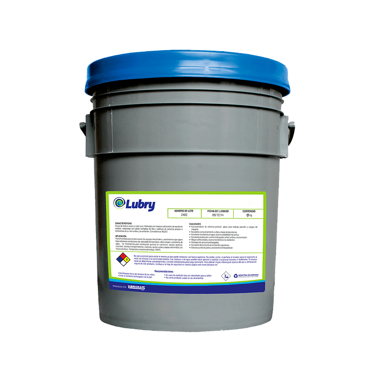 GRASA LITIO NANOTECK LUBRY - CUÑETE 1