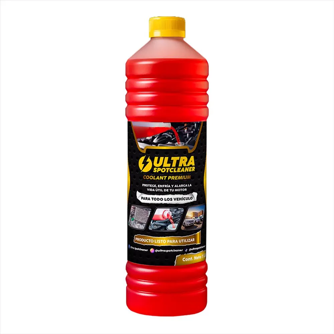 Refrigerante Anticorrosivo Eli Ultra Spotcleaner 1 Litro Rojo 1