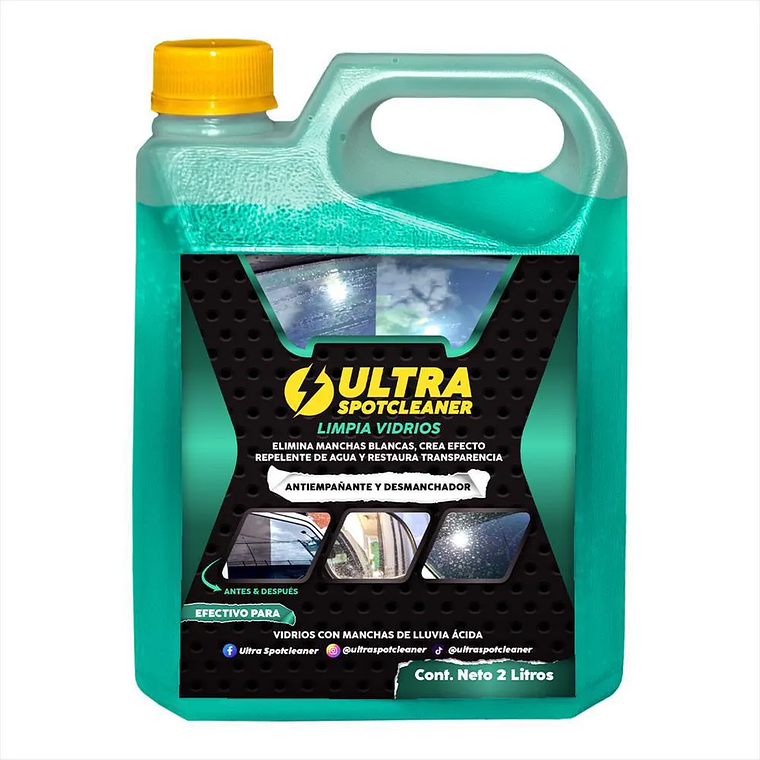 Limpiavidrios Ultra Spotcleaner 2 Litros Desmanchador 1