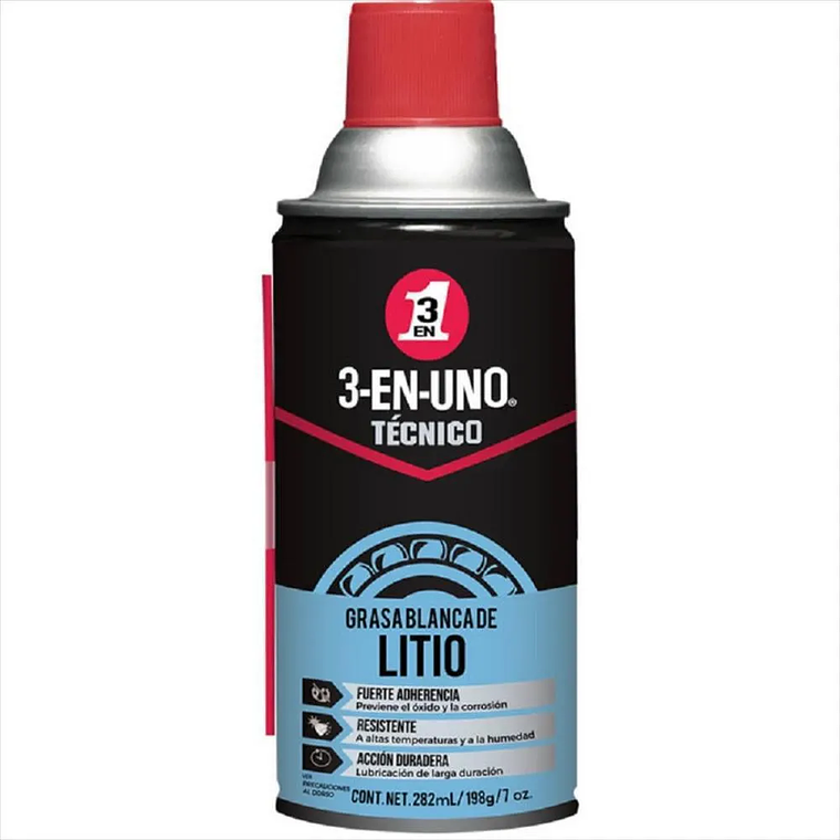 Grasa De Litio 3 En Uno Técnico 282 Ml 1