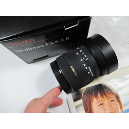 Sigma 18-50mm na caixa igual a nova para Canon