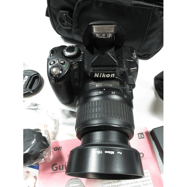  Nikon D40 + Lente 18-55mm tudo na bolsa original