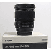 Sigma Canon 24-105mm F/4 DG OS HSM Caixa estado TOP
