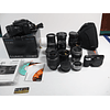 Canon / Nikon lote de 10 lentes e 2 máquinas - Ver descrição