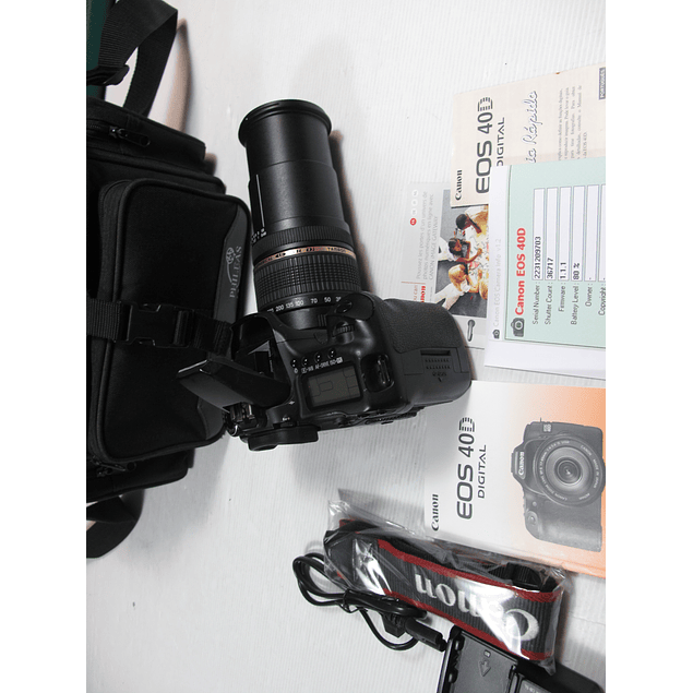 Canon 40D com ou sem lente tudo completo na Bolsa