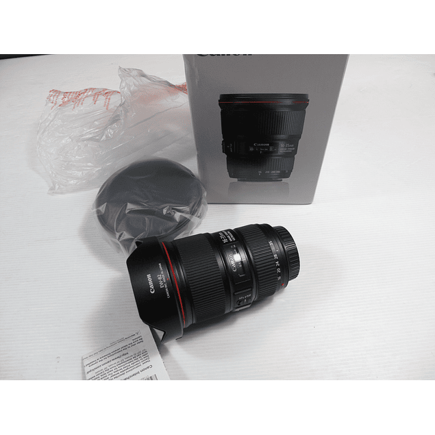 Canon 16-35mm f/4L IS USM tudo na caixa original pouco uso