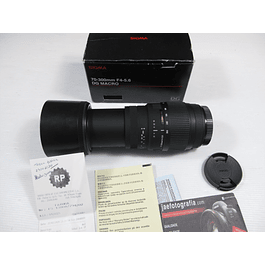 Sigma / Canon 70-300mm FULL-FRAME, igual a nova na caixa todas as máquinas CANON